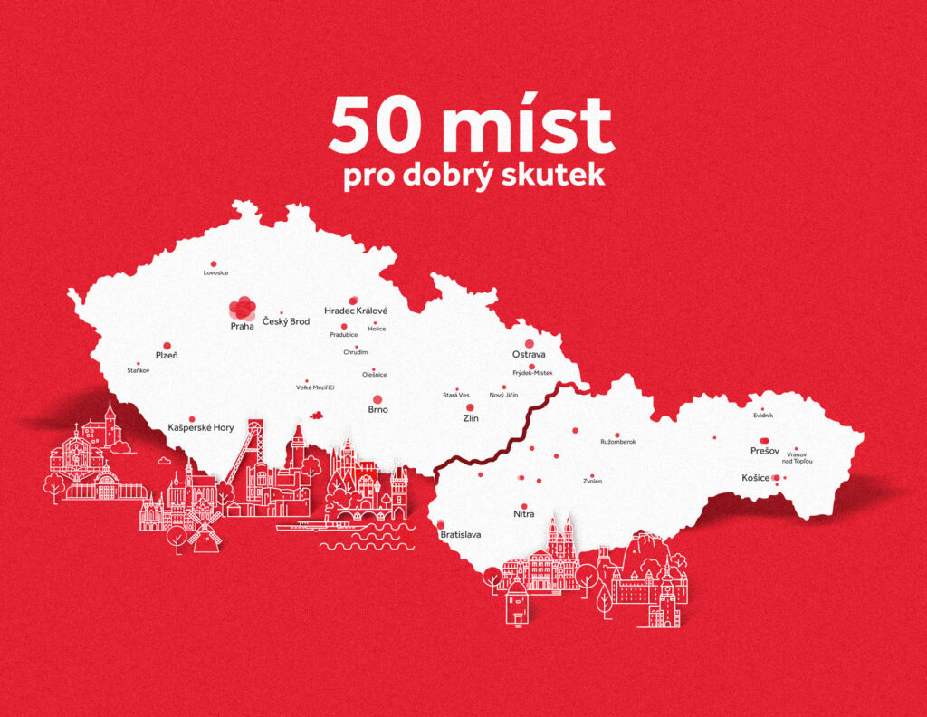 Systém Coca-Cola spouští projekt „50 míst pro dobrý skutek“, jde o součást oslav 50. výročí nápoje Coca-Cola na trhu