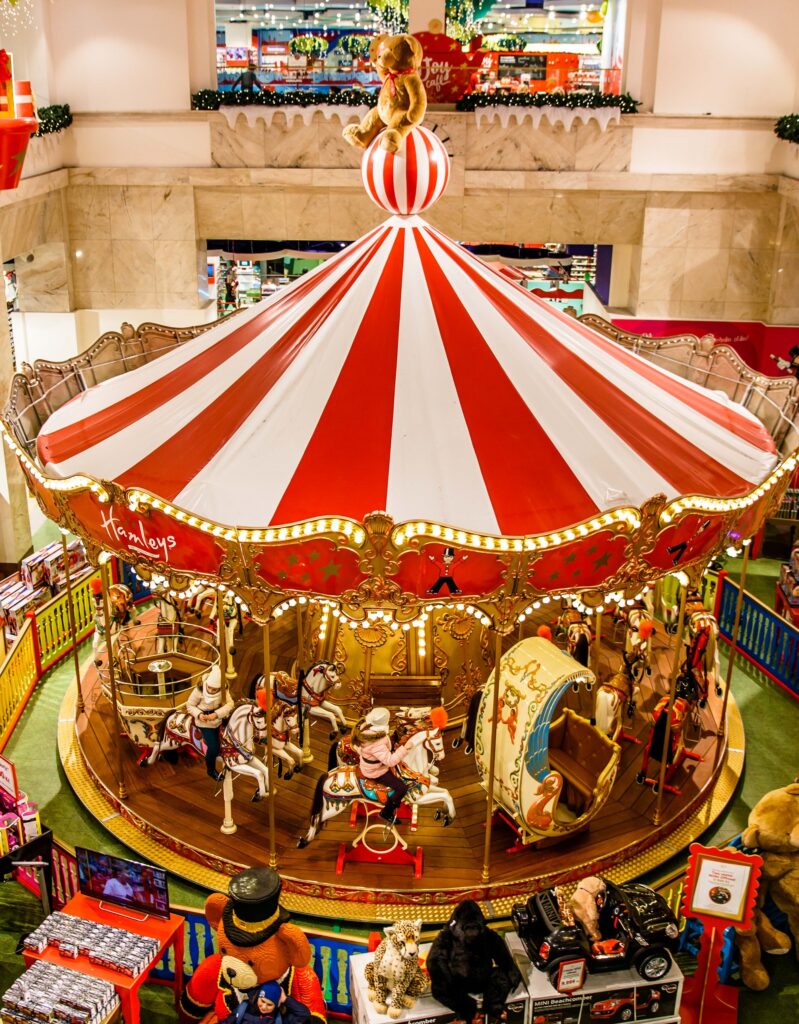 Zastavte se v Hamleys, když je venku ošklivo
