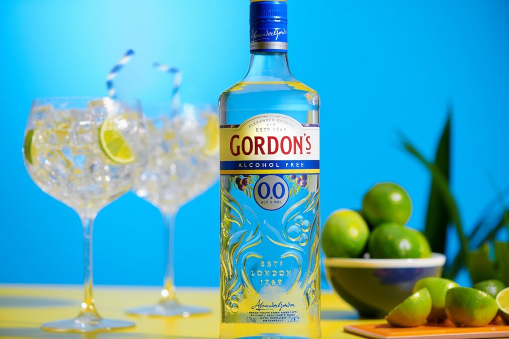 Gordon‘s uvádí na trh nový nealkoholický Gordon‘s Alcohol Free 0.0 %,
