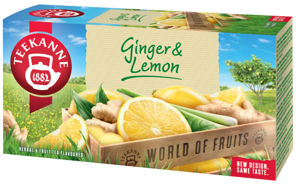 Čaj TEEKANNE Ginger & Lemon pro milovníky svěžesti a pikantního zázvoru