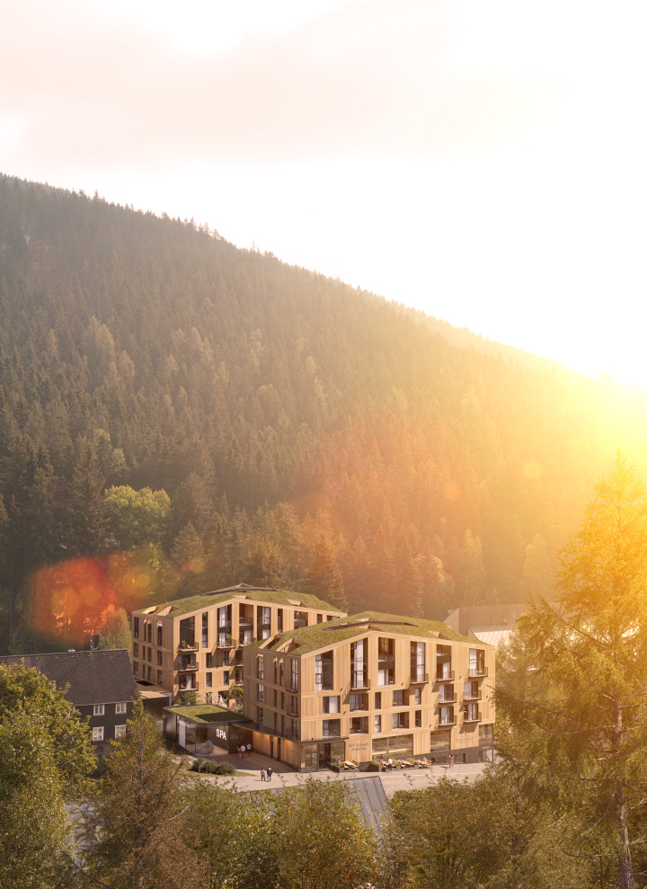 Wellness & SPA resort Svatá Barbora v Peci pod Sněžkou odhalil svoji podobu