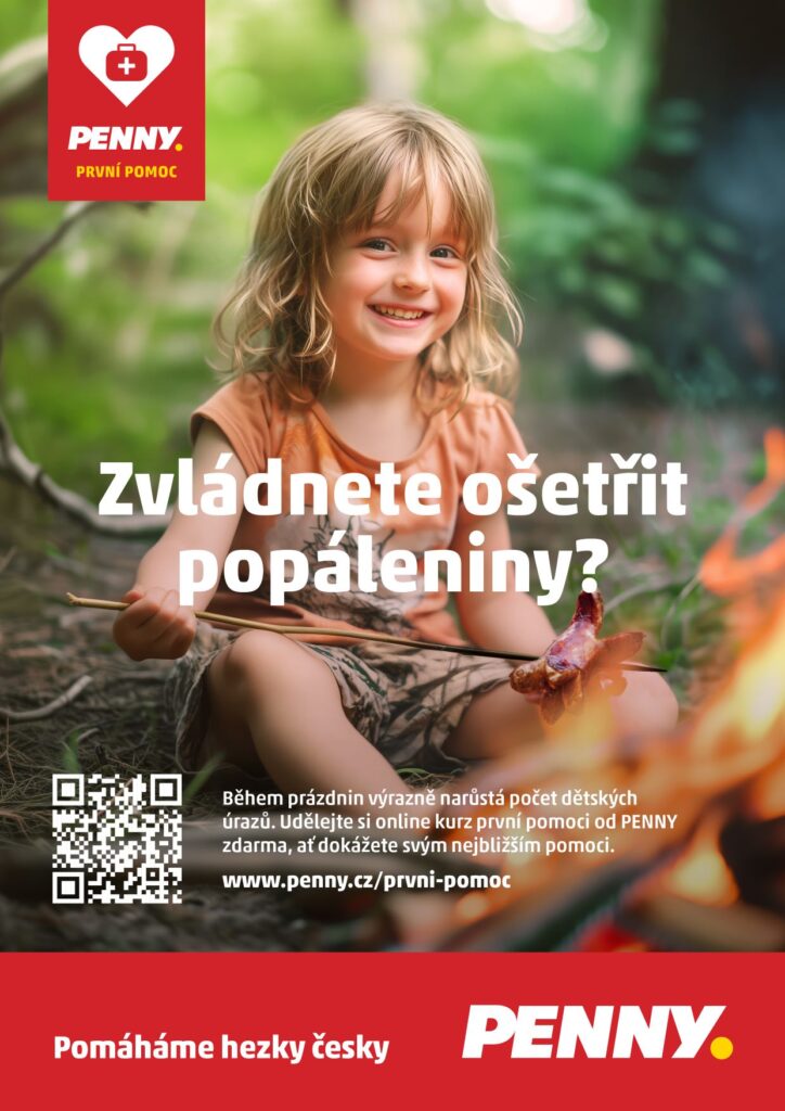 Bezpečné prázdniny začínají doma – PENNY učí rodiče poskytnutí první pomoci dětem