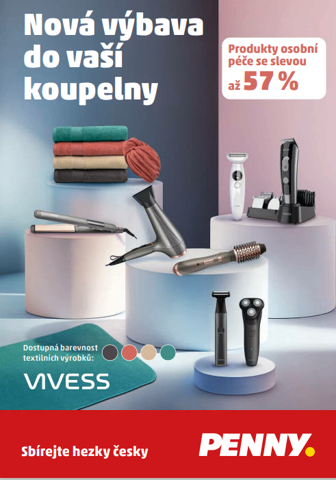 PENNY PŘICHÁZÍ S NOVOU VĚRNOSTNÍ KAMPANÍ: PRODUKTY OSOBNÍ PÉČE VIVESS SE SLEVOU AŽ 57 %
