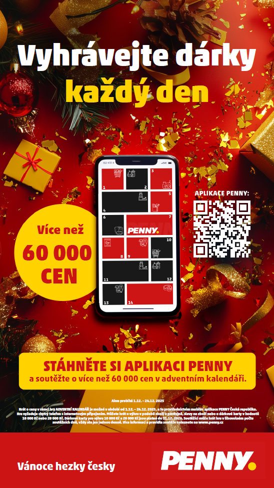 ADVENT S PENNY: 24 DNÍ PLNÝCH VÝHER